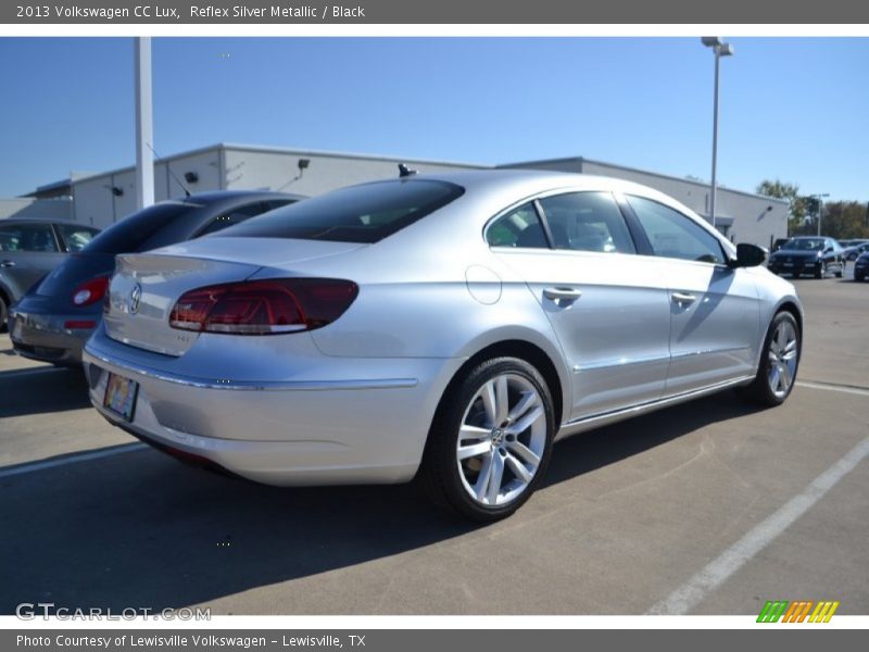 Reflex Silver Metallic / Black 2013 Volkswagen CC Lux