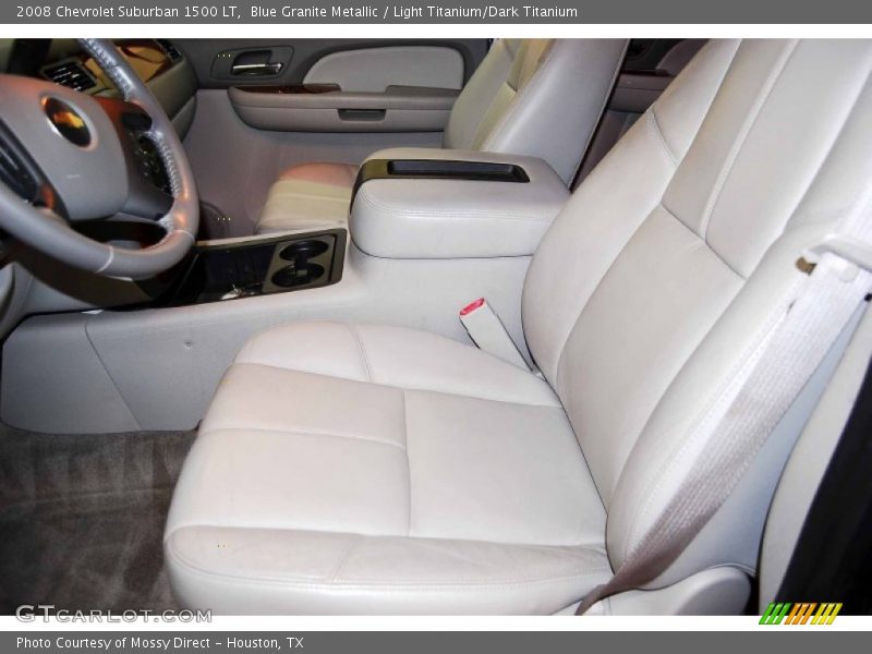Blue Granite Metallic / Light Titanium/Dark Titanium 2008 Chevrolet Suburban 1500 LT