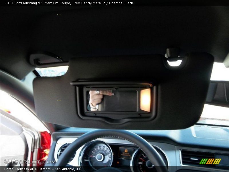 Red Candy Metallic / Charcoal Black 2013 Ford Mustang V6 Premium Coupe