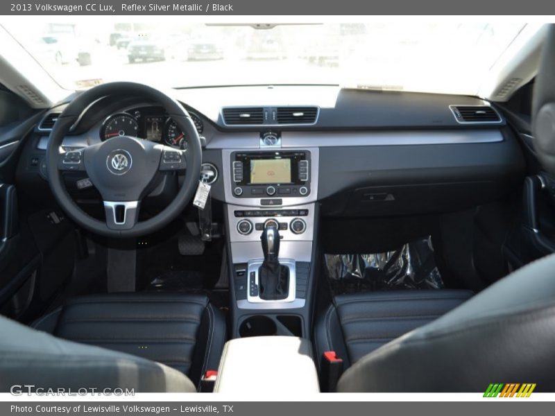 Reflex Silver Metallic / Black 2013 Volkswagen CC Lux
