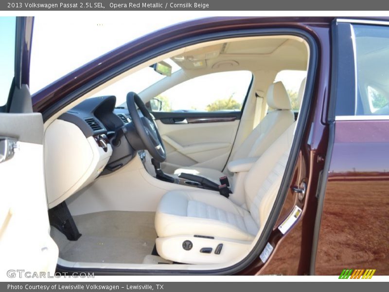 Opera Red Metallic / Cornsilk Beige 2013 Volkswagen Passat 2.5L SEL