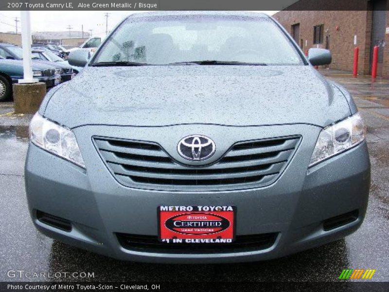 Aloe Green Metallic / Bisque 2007 Toyota Camry LE