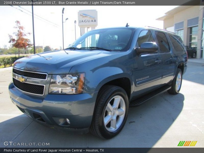 Blue Granite Metallic / Light Titanium/Dark Titanium 2008 Chevrolet Suburban 1500 LT