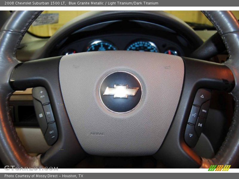 Blue Granite Metallic / Light Titanium/Dark Titanium 2008 Chevrolet Suburban 1500 LT