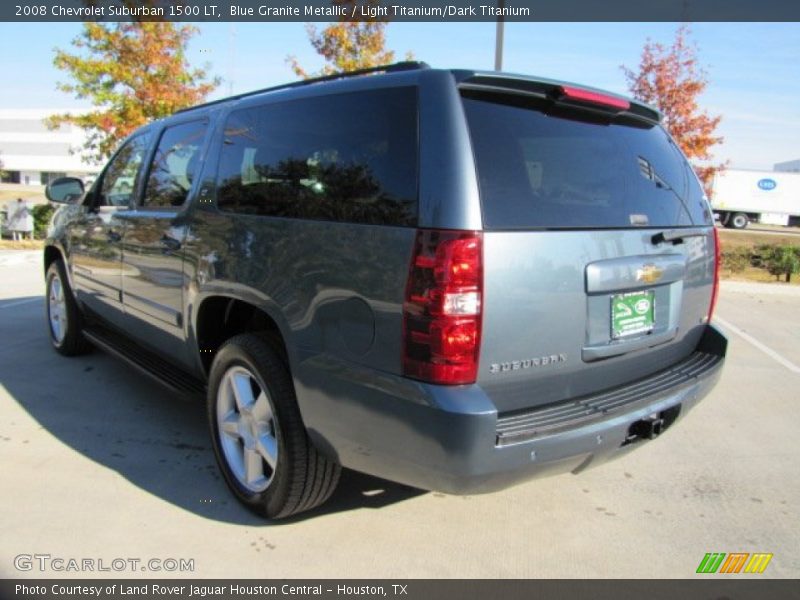 Blue Granite Metallic / Light Titanium/Dark Titanium 2008 Chevrolet Suburban 1500 LT