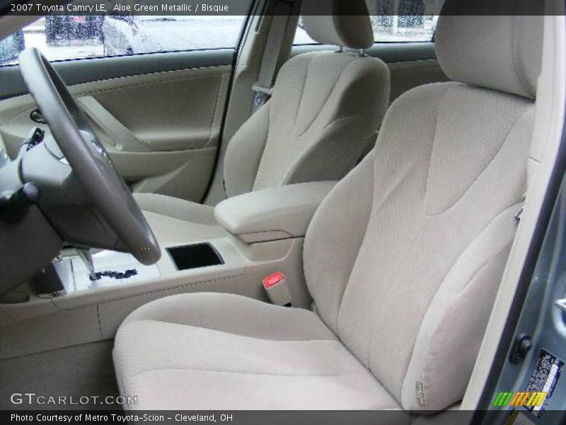 Aloe Green Metallic / Bisque 2007 Toyota Camry LE