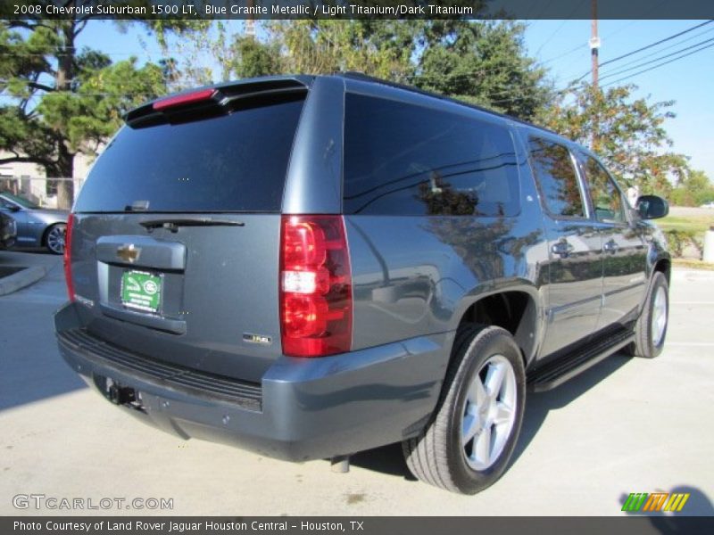 Blue Granite Metallic / Light Titanium/Dark Titanium 2008 Chevrolet Suburban 1500 LT
