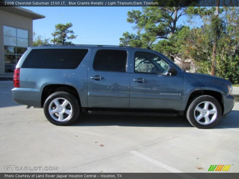 Blue Granite Metallic / Light Titanium/Dark Titanium 2008 Chevrolet Suburban 1500 LT