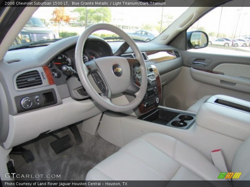 Blue Granite Metallic / Light Titanium/Dark Titanium 2008 Chevrolet Suburban 1500 LT