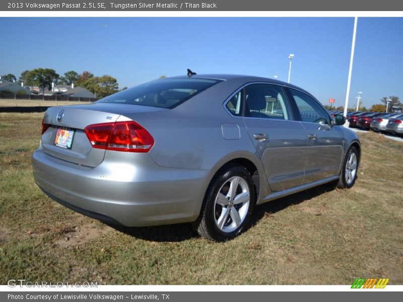 Tungsten Silver Metallic / Titan Black 2013 Volkswagen Passat 2.5L SE