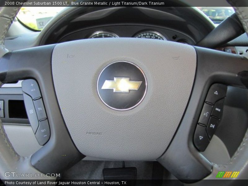 Blue Granite Metallic / Light Titanium/Dark Titanium 2008 Chevrolet Suburban 1500 LT