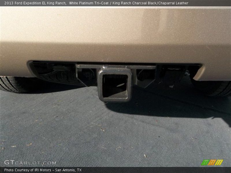 White Platinum Tri-Coat / King Ranch Charcoal Black/Chaparral Leather 2013 Ford Expedition EL King Ranch