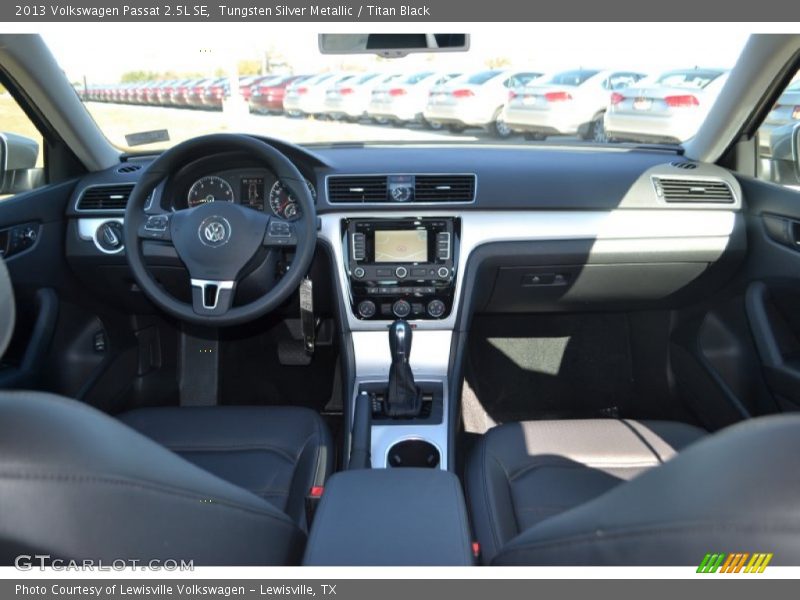 Tungsten Silver Metallic / Titan Black 2013 Volkswagen Passat 2.5L SE