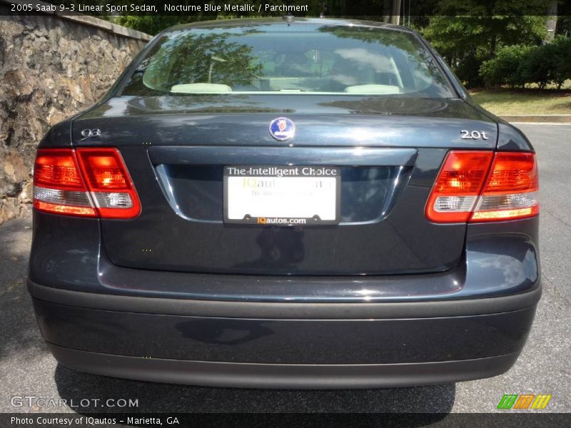 Nocturne Blue Metallic / Parchment 2005 Saab 9-3 Linear Sport Sedan