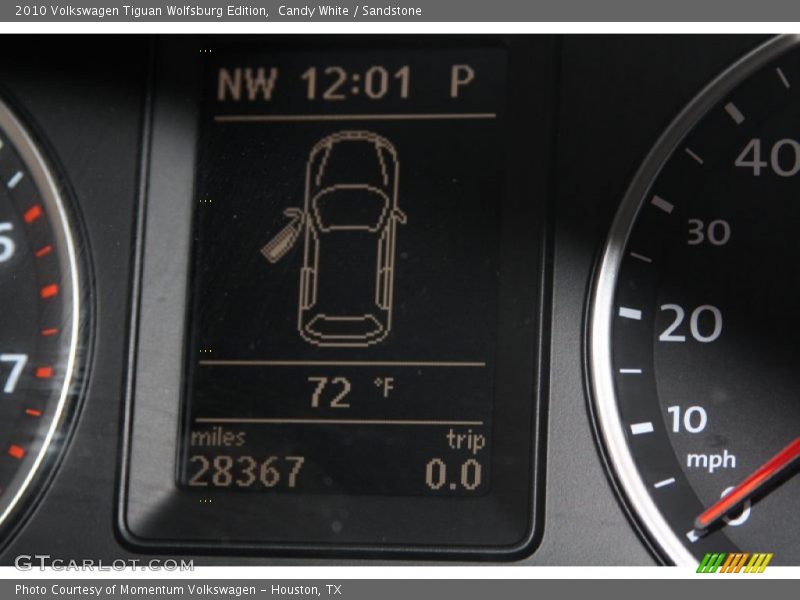 Candy White / Sandstone 2010 Volkswagen Tiguan Wolfsburg Edition