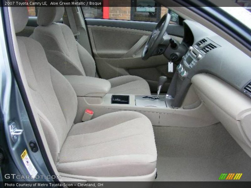 Aloe Green Metallic / Bisque 2007 Toyota Camry LE