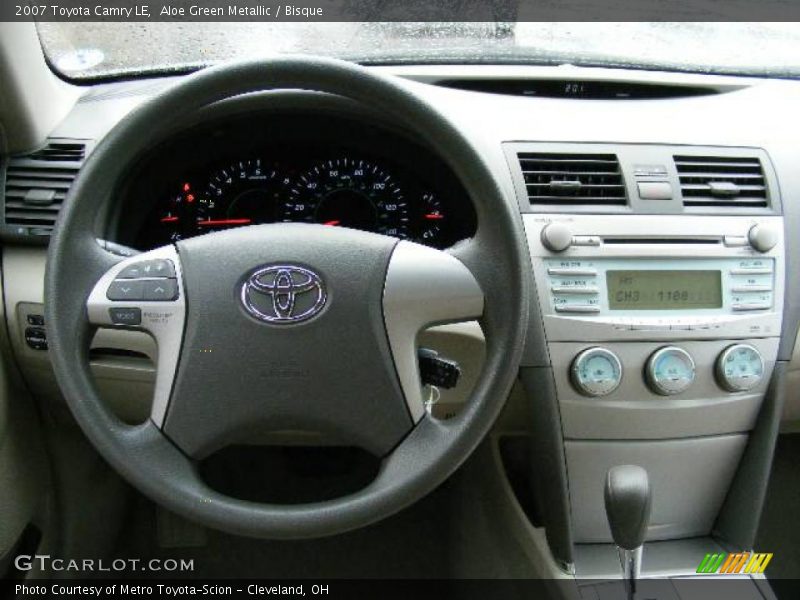 Aloe Green Metallic / Bisque 2007 Toyota Camry LE