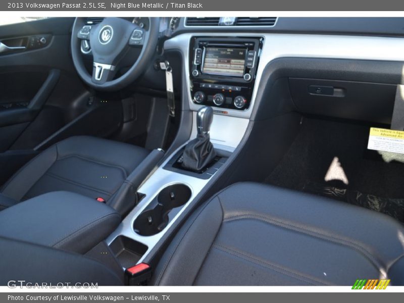 Night Blue Metallic / Titan Black 2013 Volkswagen Passat 2.5L SE