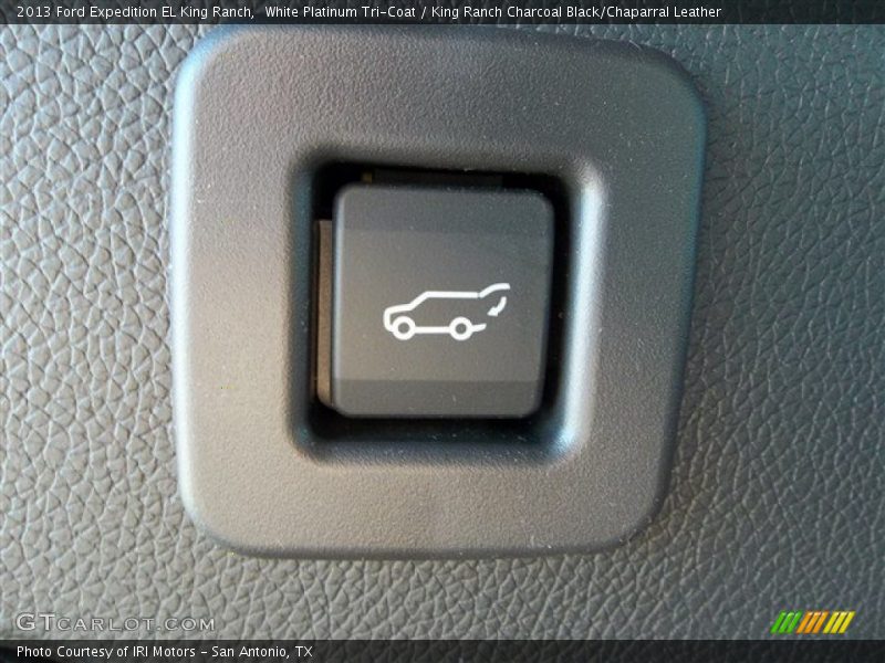 White Platinum Tri-Coat / King Ranch Charcoal Black/Chaparral Leather 2013 Ford Expedition EL King Ranch