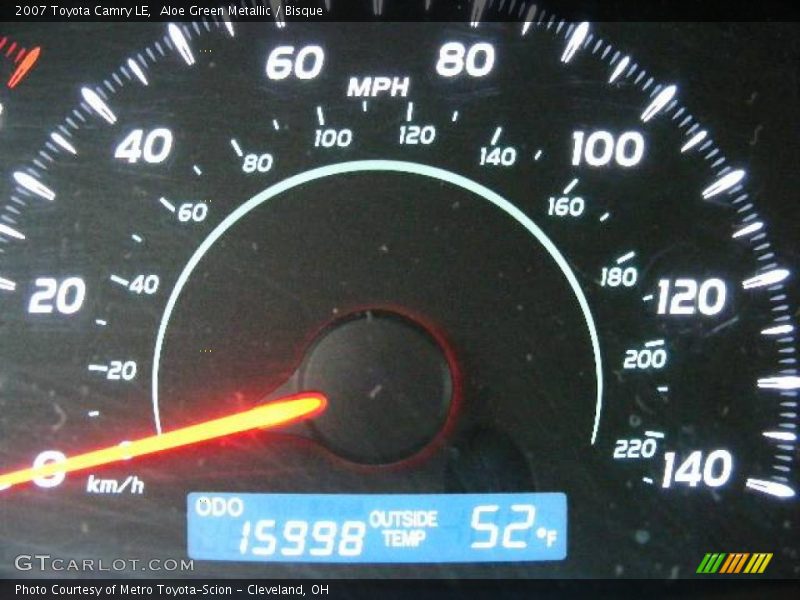 Aloe Green Metallic / Bisque 2007 Toyota Camry LE