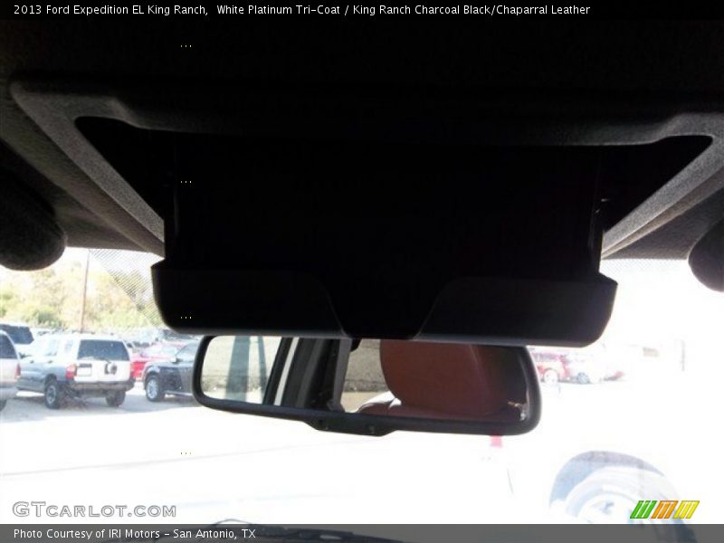 White Platinum Tri-Coat / King Ranch Charcoal Black/Chaparral Leather 2013 Ford Expedition EL King Ranch