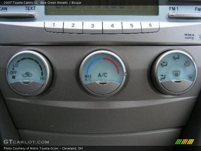 Aloe Green Metallic / Bisque 2007 Toyota Camry LE