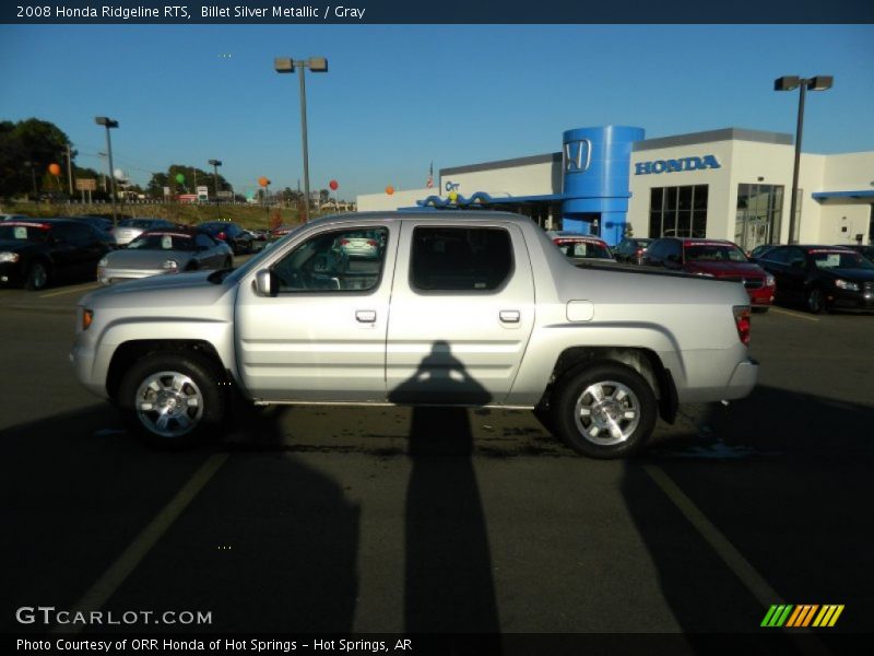 Billet Silver Metallic / Gray 2008 Honda Ridgeline RTS