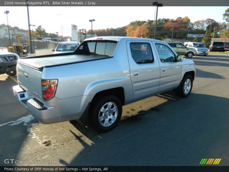 Billet Silver Metallic / Gray 2008 Honda Ridgeline RTS