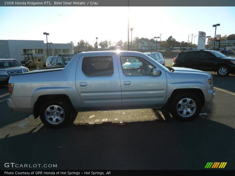 Billet Silver Metallic / Gray 2008 Honda Ridgeline RTS
