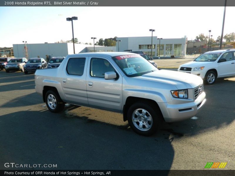 Billet Silver Metallic / Gray 2008 Honda Ridgeline RTS