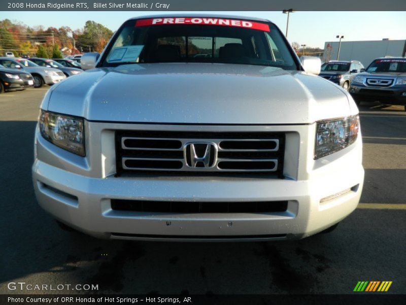 Billet Silver Metallic / Gray 2008 Honda Ridgeline RTS