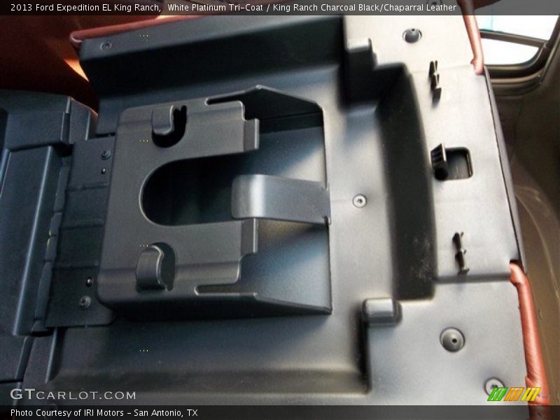 White Platinum Tri-Coat / King Ranch Charcoal Black/Chaparral Leather 2013 Ford Expedition EL King Ranch