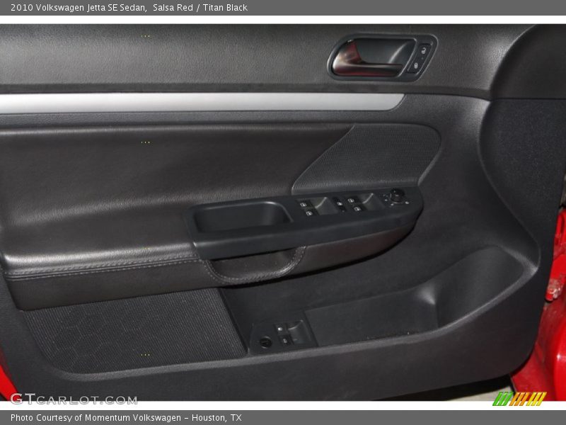 Salsa Red / Titan Black 2010 Volkswagen Jetta SE Sedan