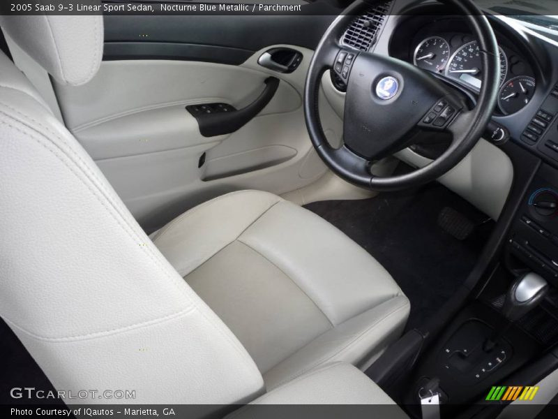 Nocturne Blue Metallic / Parchment 2005 Saab 9-3 Linear Sport Sedan