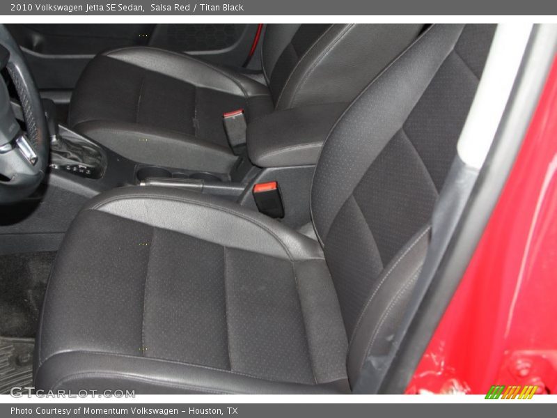 Salsa Red / Titan Black 2010 Volkswagen Jetta SE Sedan