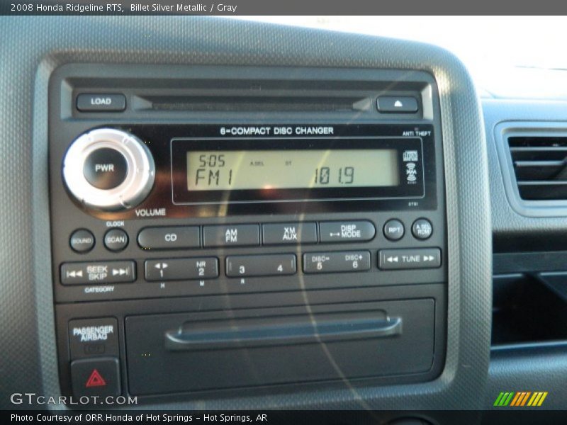 Billet Silver Metallic / Gray 2008 Honda Ridgeline RTS