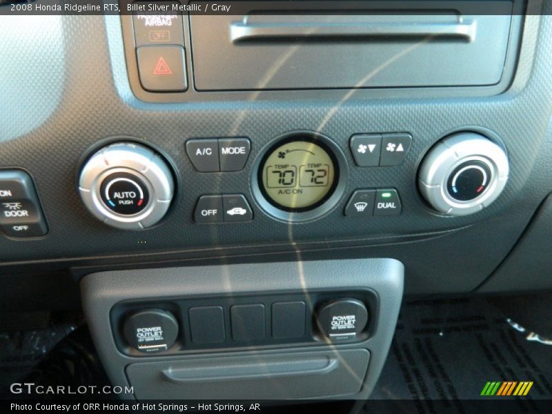 Billet Silver Metallic / Gray 2008 Honda Ridgeline RTS