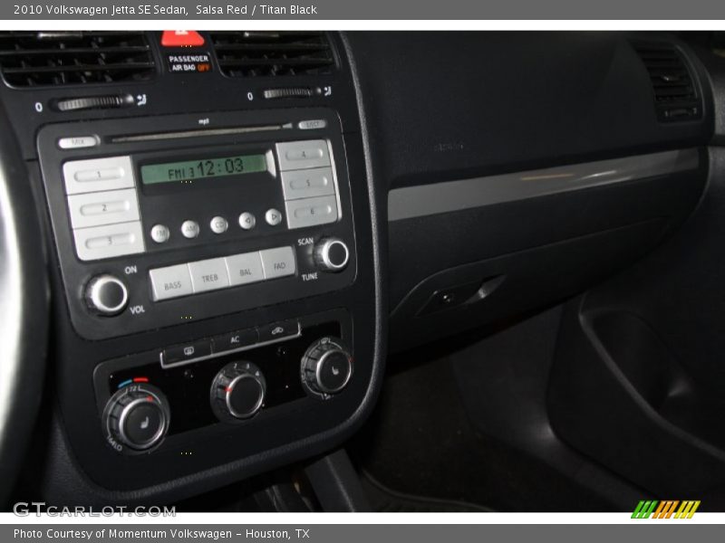 Salsa Red / Titan Black 2010 Volkswagen Jetta SE Sedan