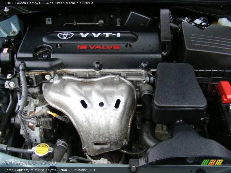 Aloe Green Metallic / Bisque 2007 Toyota Camry LE