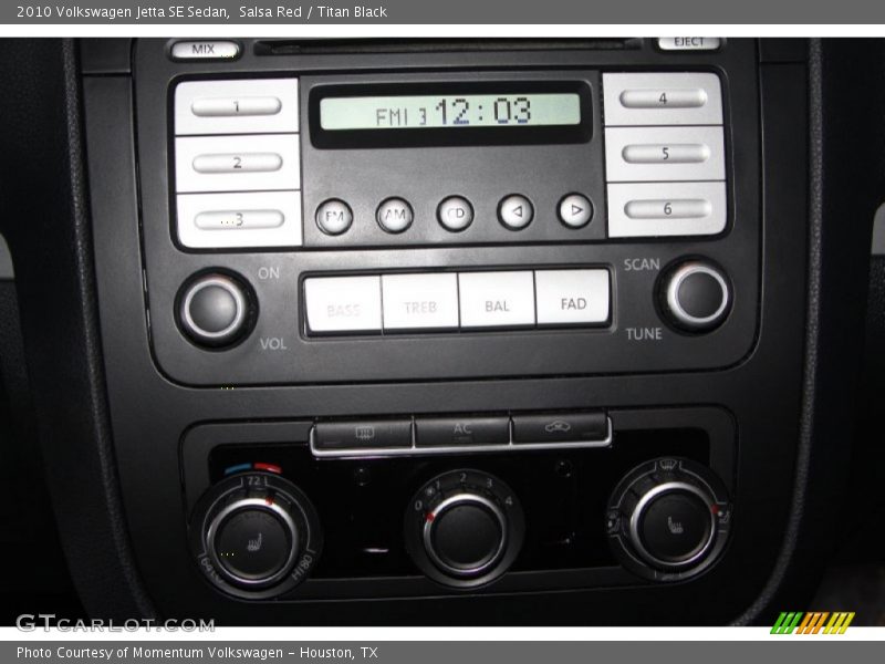 Salsa Red / Titan Black 2010 Volkswagen Jetta SE Sedan