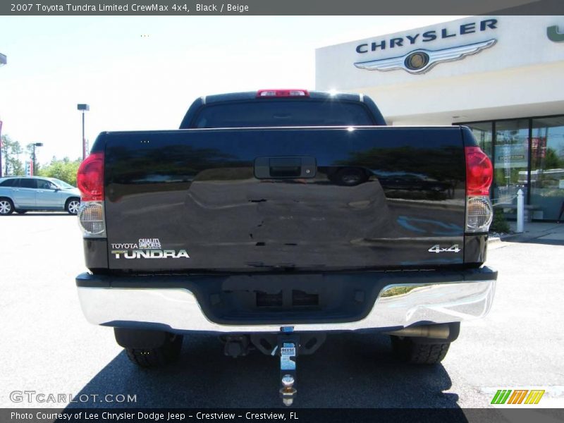 Black / Beige 2007 Toyota Tundra Limited CrewMax 4x4