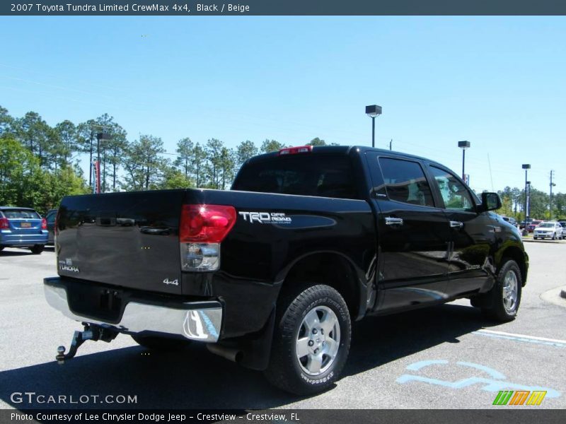 Black / Beige 2007 Toyota Tundra Limited CrewMax 4x4