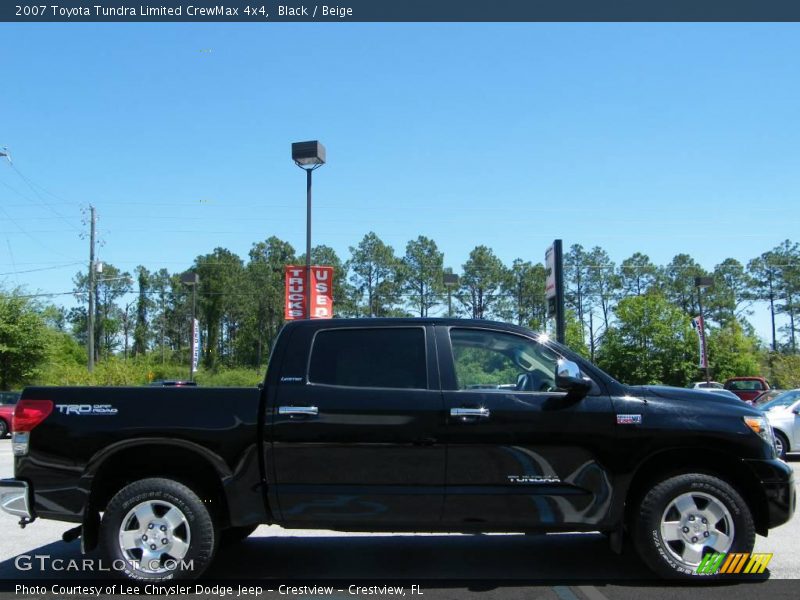 Black / Beige 2007 Toyota Tundra Limited CrewMax 4x4