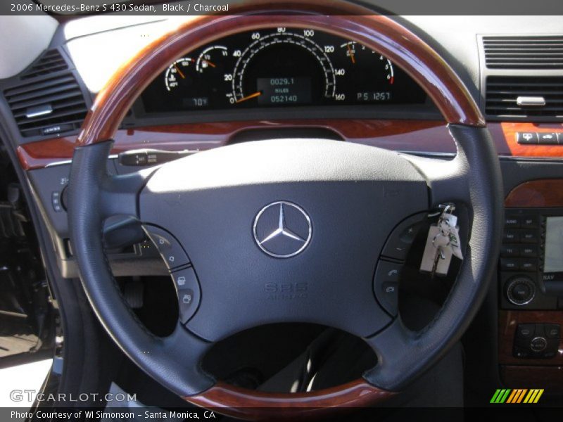 Black / Charcoal 2006 Mercedes-Benz S 430 Sedan