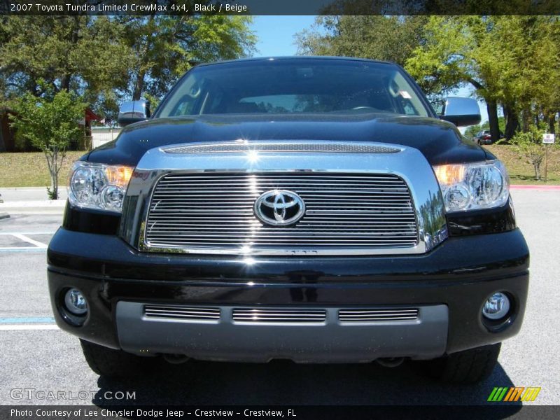 Black / Beige 2007 Toyota Tundra Limited CrewMax 4x4