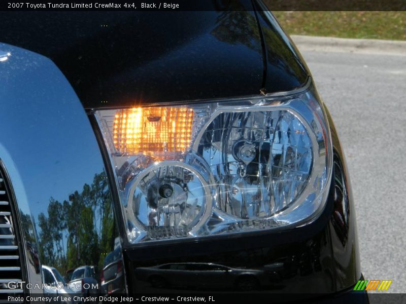 Black / Beige 2007 Toyota Tundra Limited CrewMax 4x4