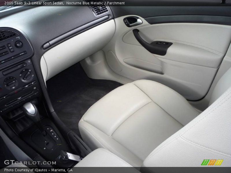 Nocturne Blue Metallic / Parchment 2005 Saab 9-3 Linear Sport Sedan