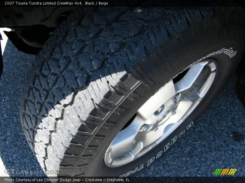 Black / Beige 2007 Toyota Tundra Limited CrewMax 4x4