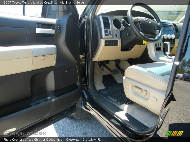 Black / Beige 2007 Toyota Tundra Limited CrewMax 4x4