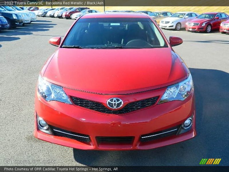 Barcelona Red Metallic / Black/Ash 2012 Toyota Camry SE